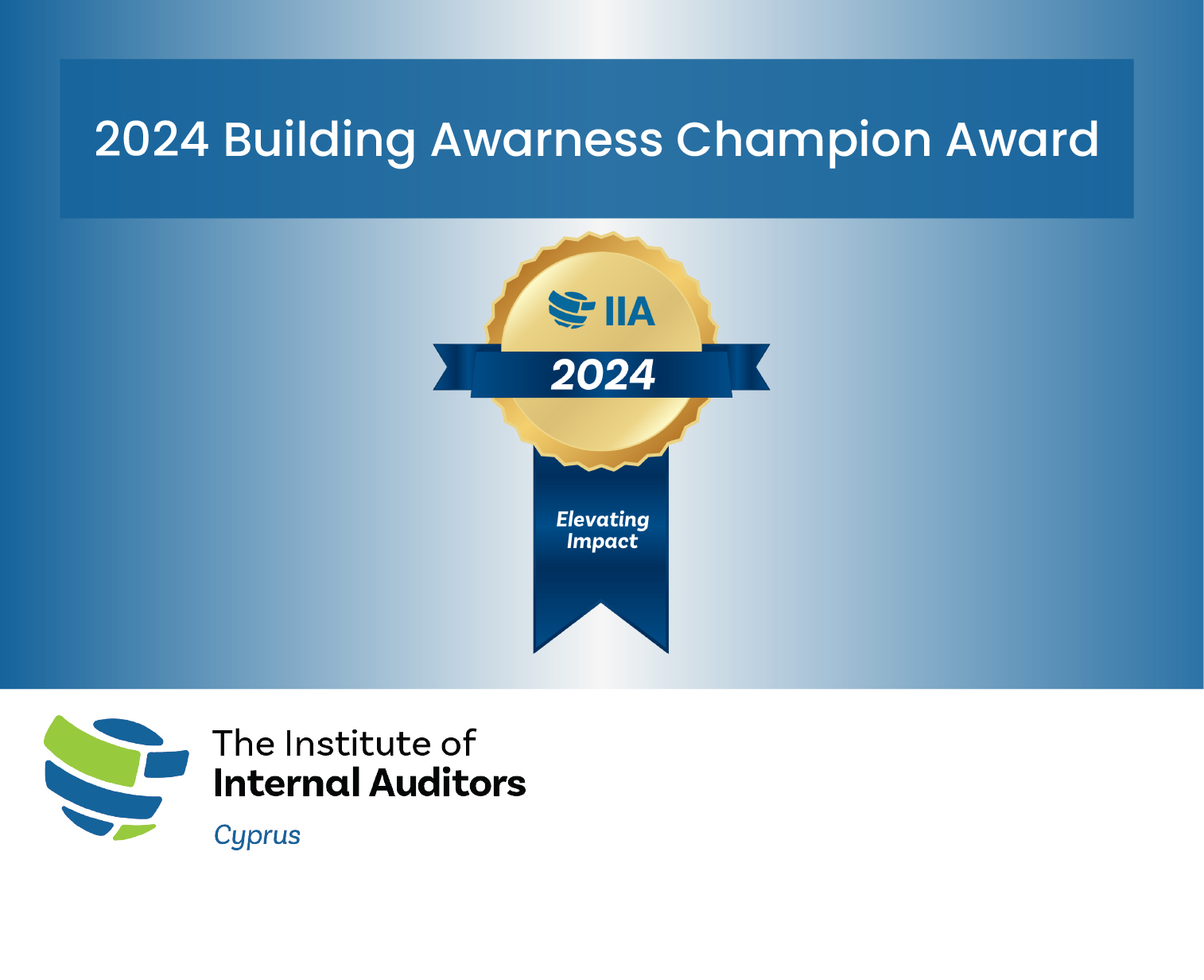 2024 Building Awareness Champion Award